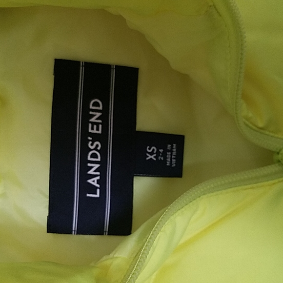 Lands end down filled vest- xs - Picture 3 of 3